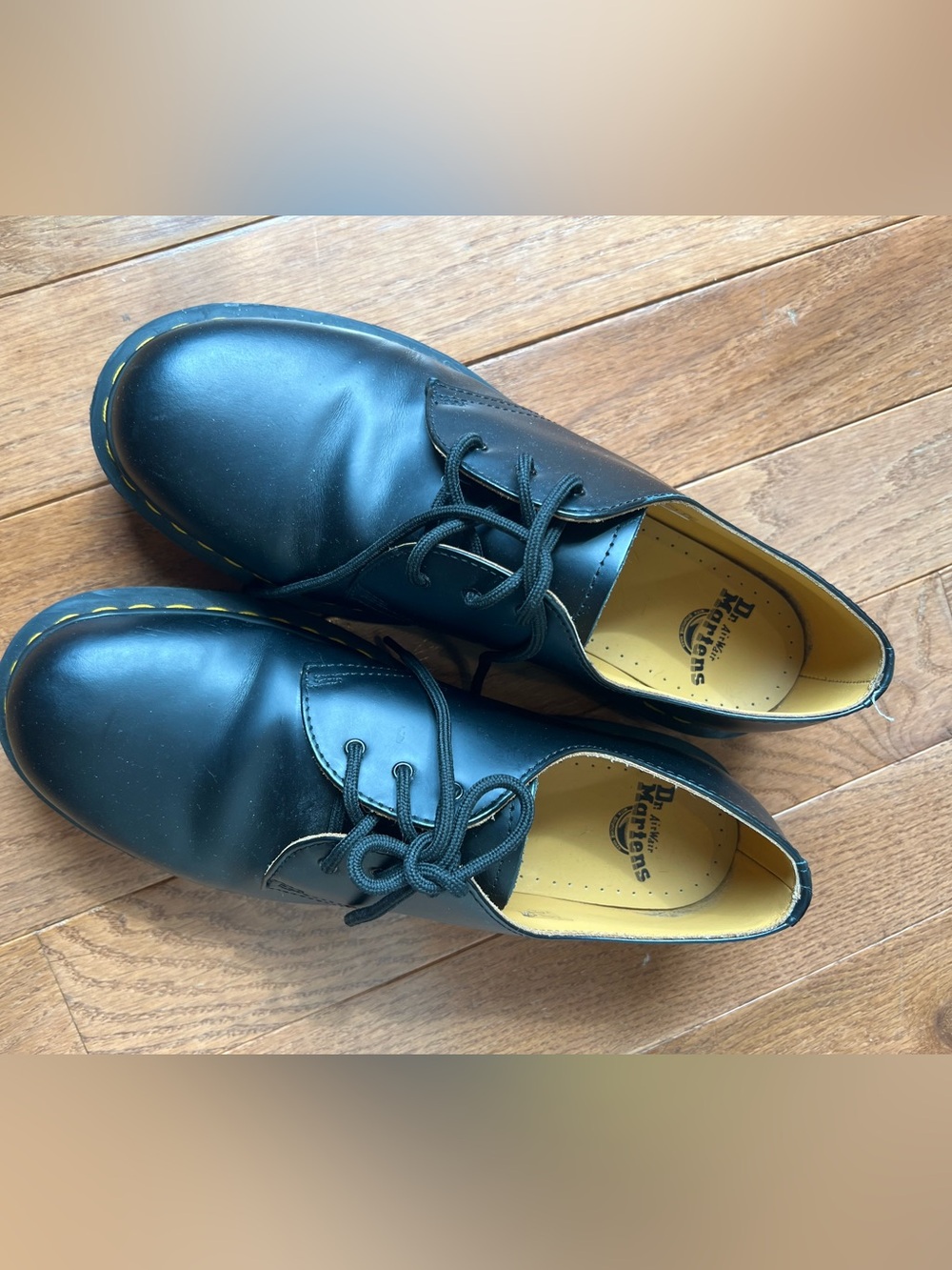 Dr. Martens 1461 Smooth Leather Oxford Shoes Black - Men’s Size 11